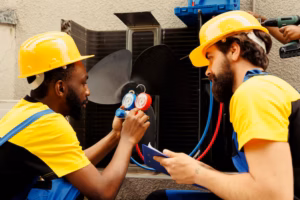 meticulous-wiremen-expertly-refilling-freon-ex-power-repair-team