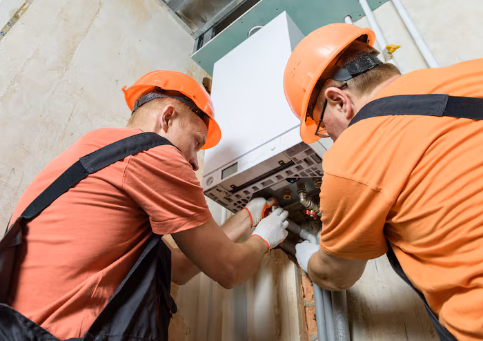workers-are-connecting-pipes-gas-boiler-power-repair-team